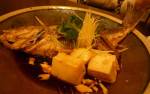 「親孝行煮」と名付けられた白鯛の煮魚